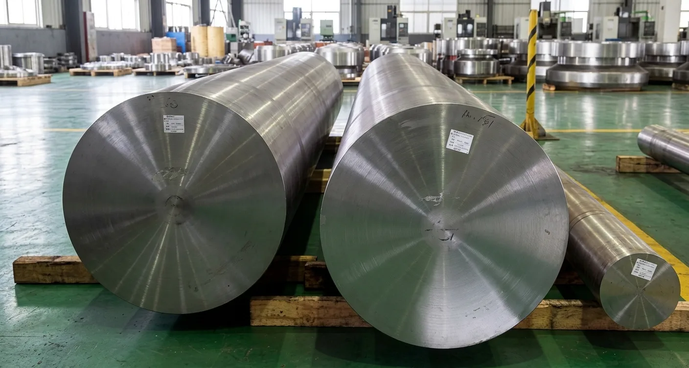 Large diameter ASTM A276 AISI 422 stainless steel round bars ready for dispatch by Steel House India